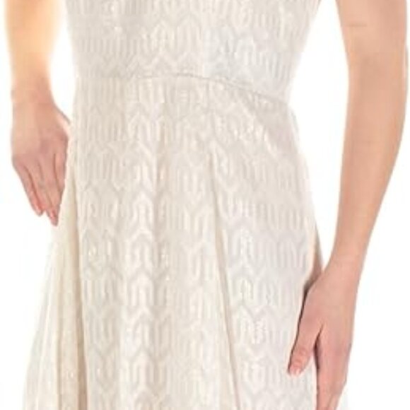 NWOT Tommy Hilfiger White Halter Summer Dress - Picture 4 of 7